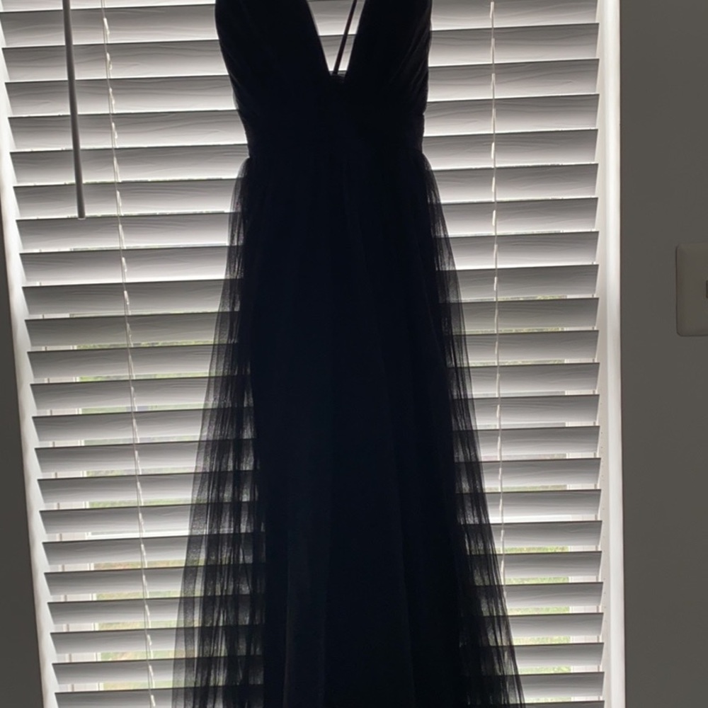 Black Gown with Slits